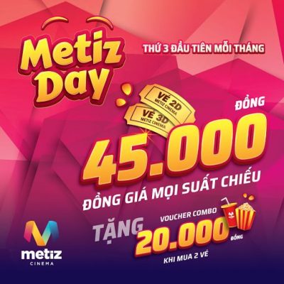 Gói Metiz Day - Ngày Truyền Thống tại Metiz Cinema